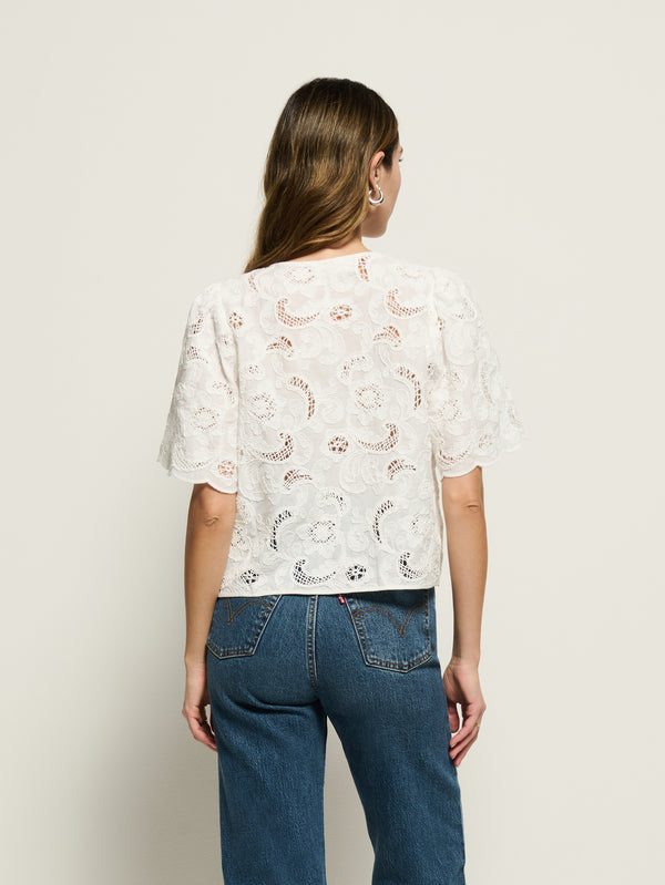 Nation Los Angeles Rosalyn Tie Top