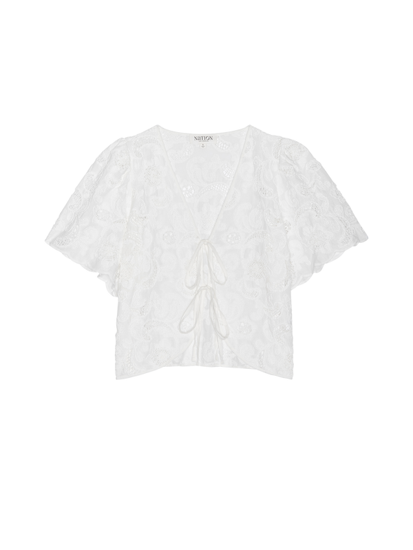 Nation Los Angeles Rosalyn Tie Top