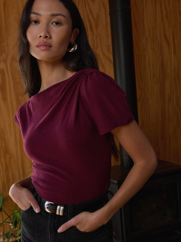 Nation Los Angeles Rosie Knot Top