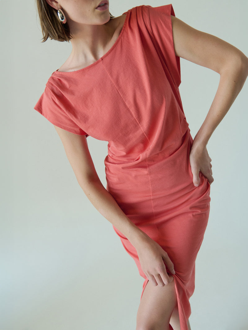 Nation Los Angeles Salma Pleated Midi Dress
