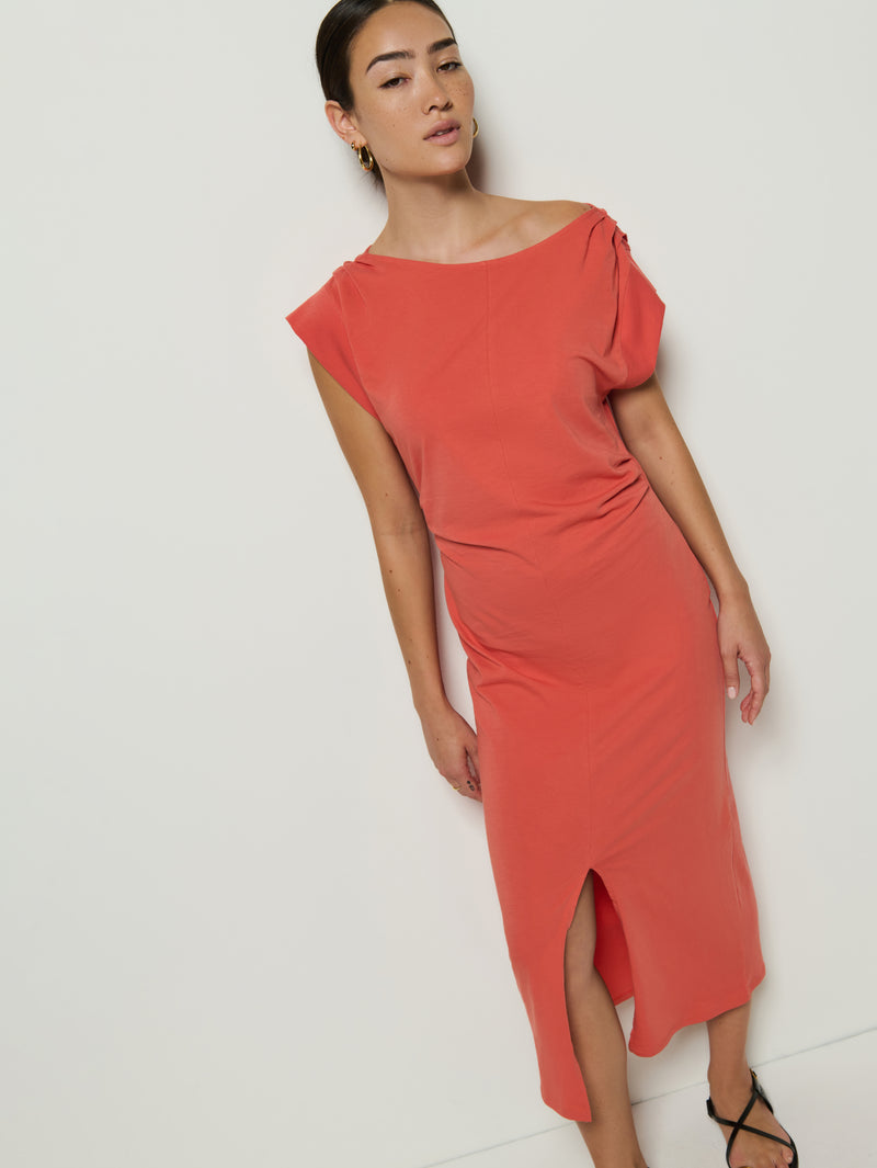 Nation Los Angeles Salma Pleated Midi Dress