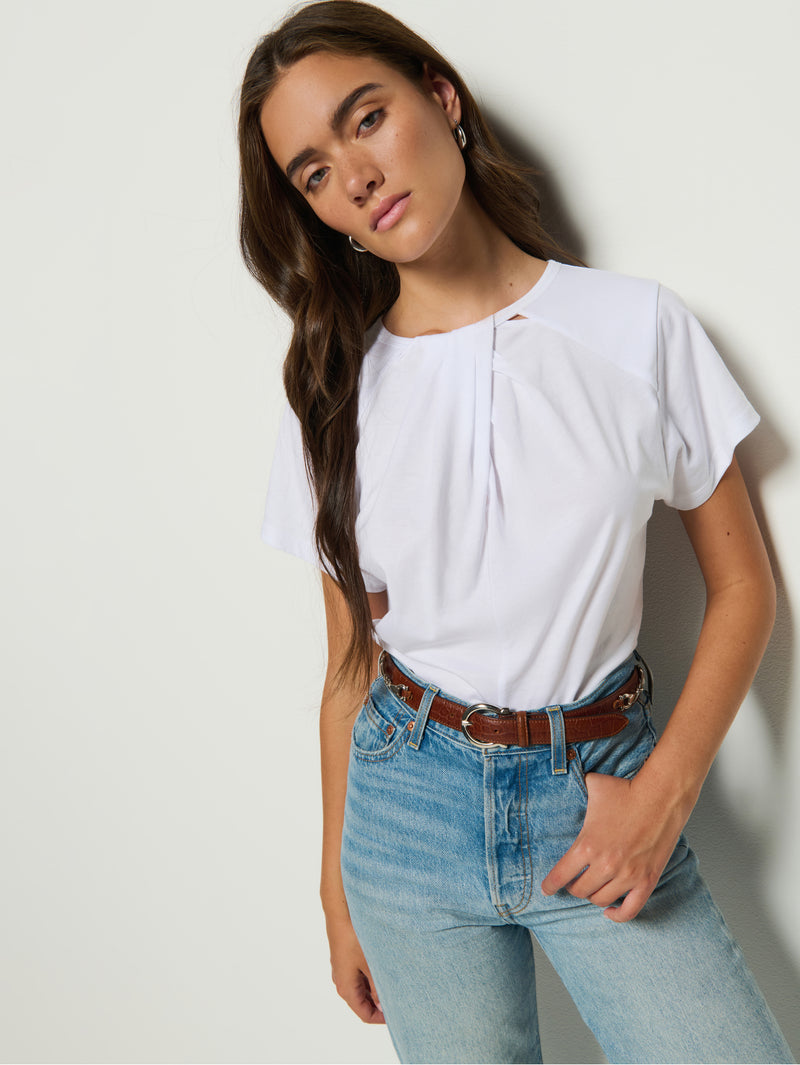 Nation Los Angeles Salonie Pleated Tee
