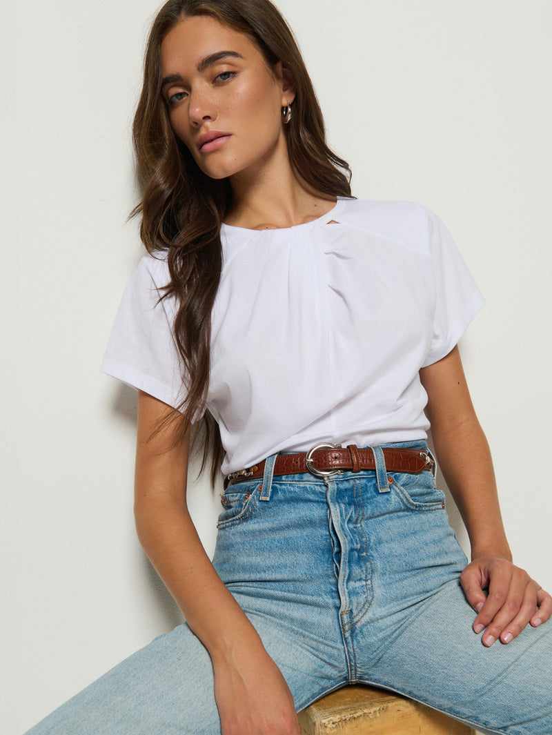 Nation Los Angeles Salonie Pleated Tee