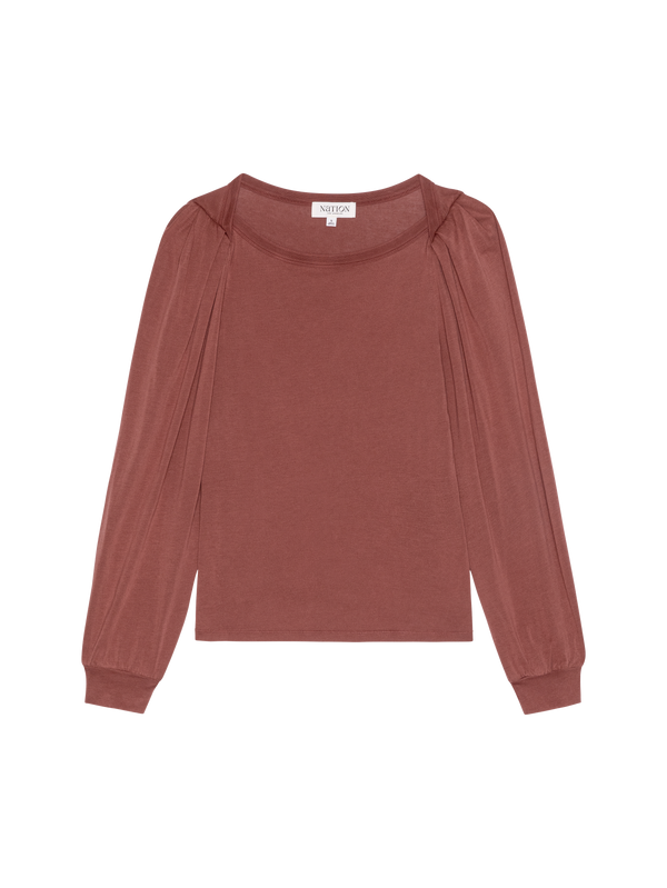 Nation Los Angeles Sammy Envelope Neck Tee