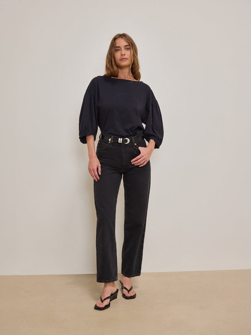 Nation Los Angeles Sandra Boatneck Top
