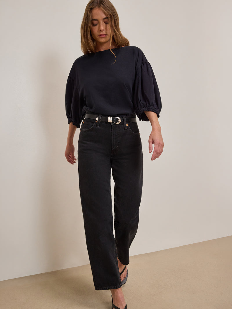 Nation Los Angeles Sandra Boatneck Top