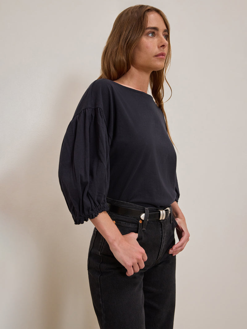 Nation Los Angeles Sandra Boatneck Top