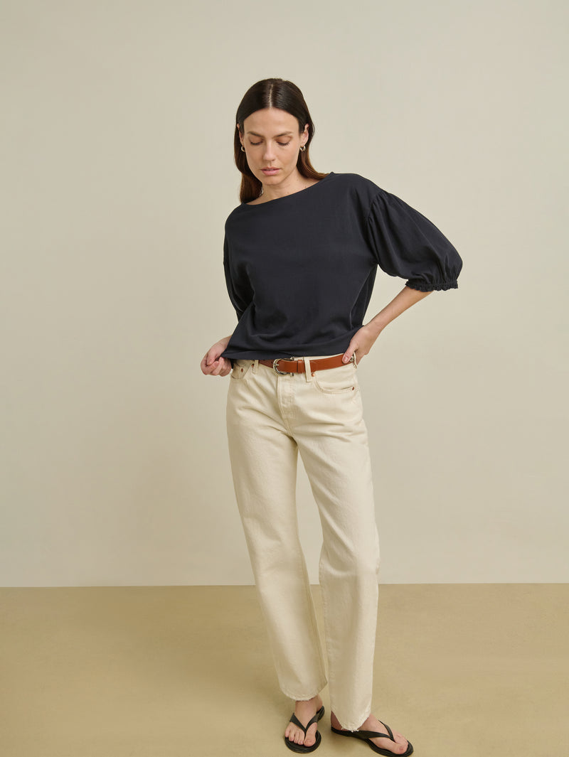 Nation Los Angeles Sandra Boatneck Top