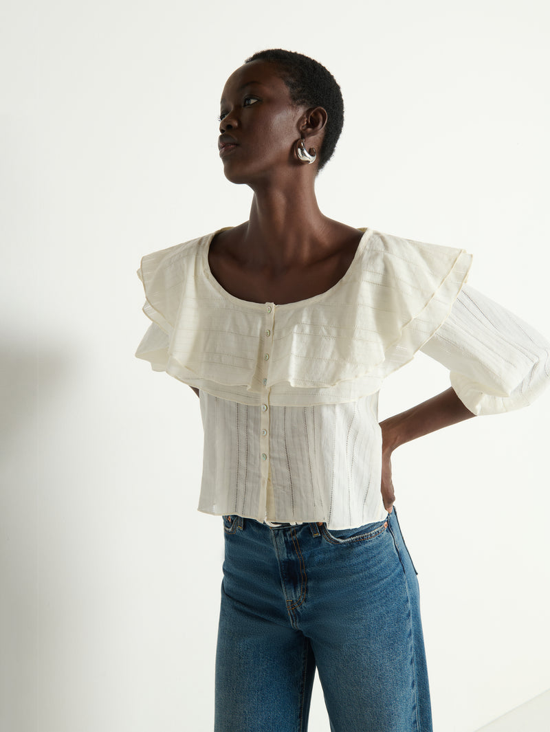 Nation Los Angeles Sandra Blouse