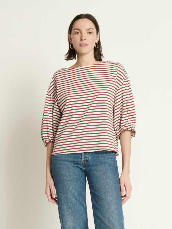 Nation Los Angeles Sandra Boatneck Top