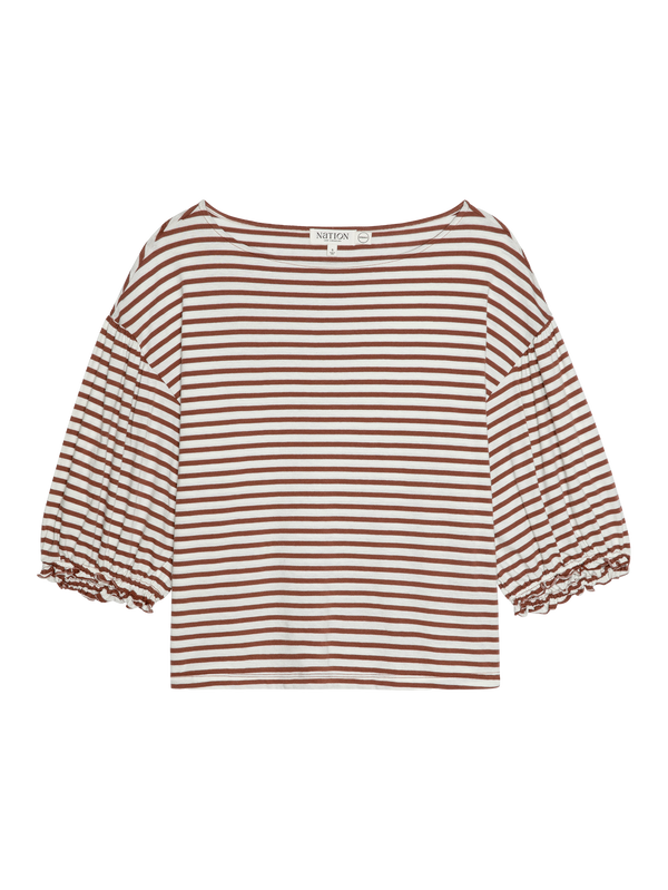 Nation Los Angeles Sandra Boatneck Top