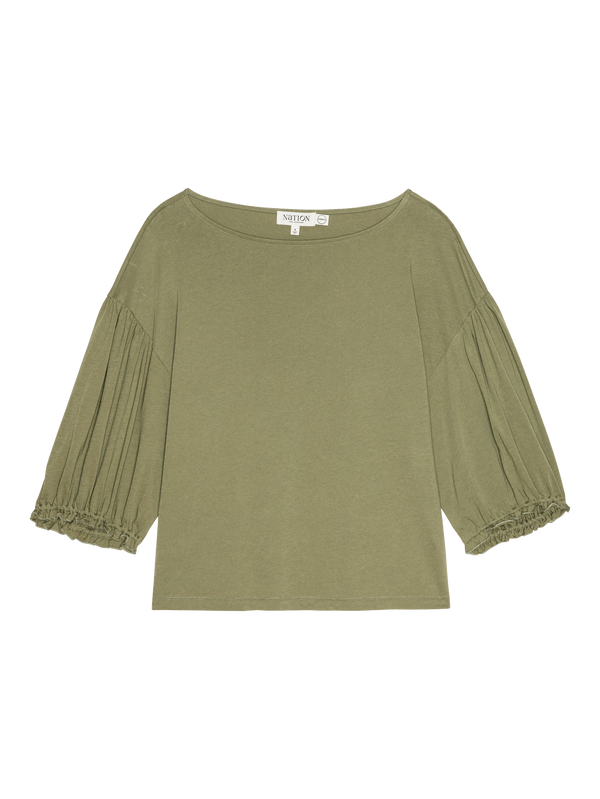 Nation Los Angeles Sandra Boatneck Top