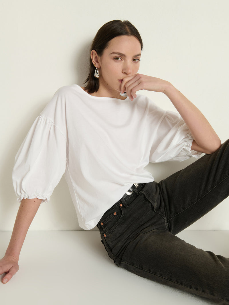 Nation Los Angeles Sandra Boatneck Top