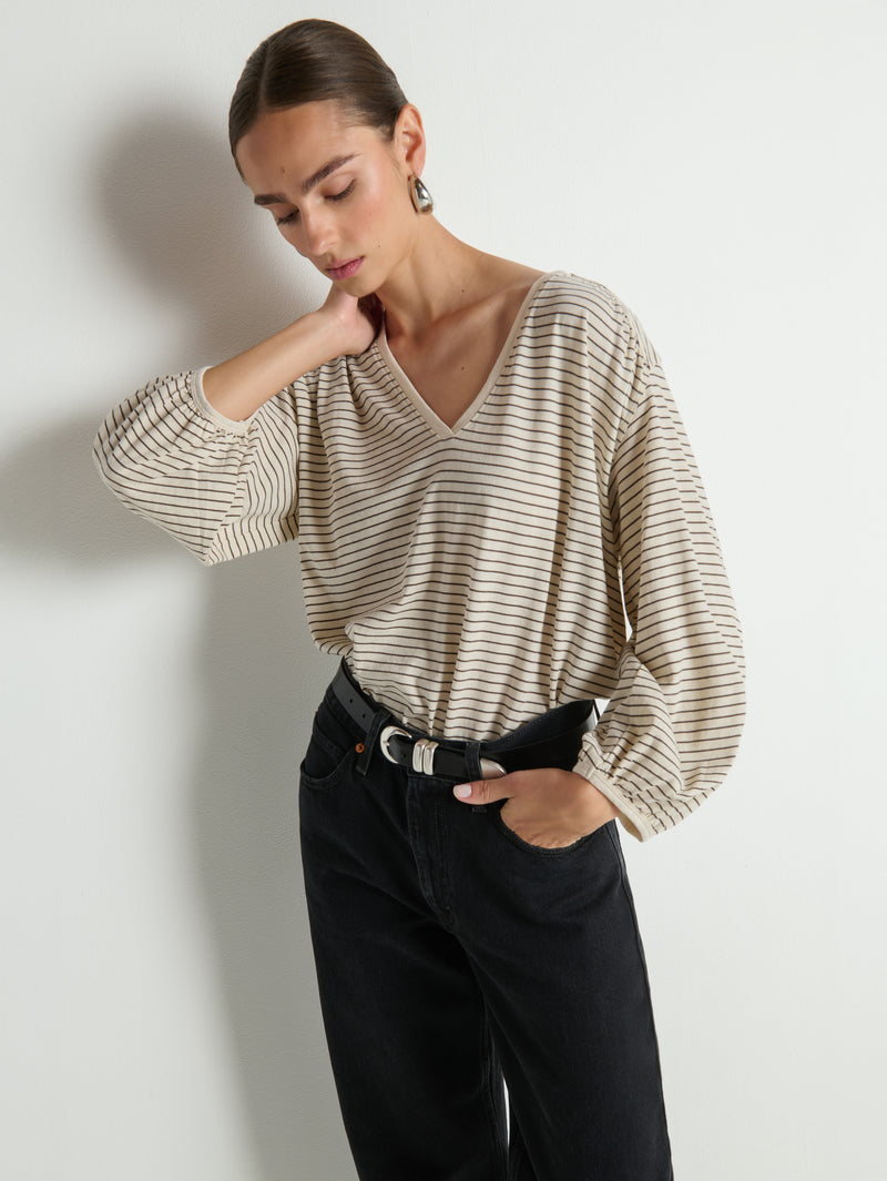 Nation Los Angeles Savanna Shirred Top