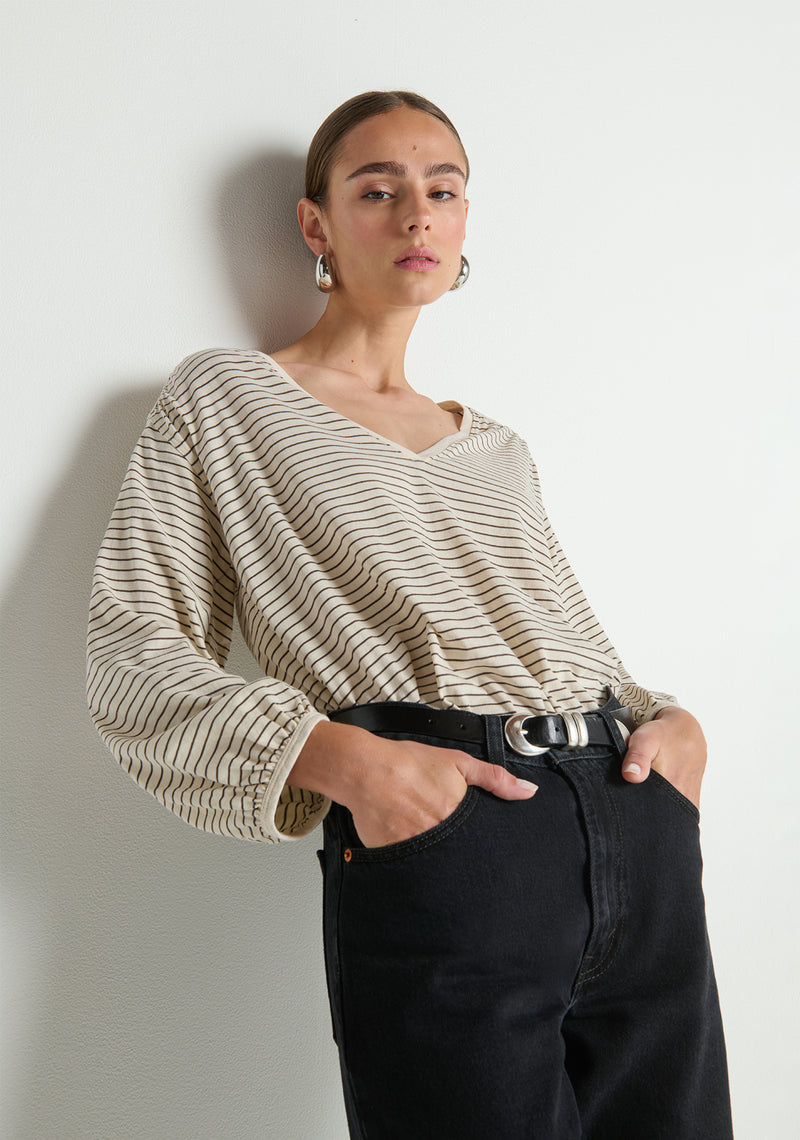 Nation Los Angeles Savanna Shirred Top
