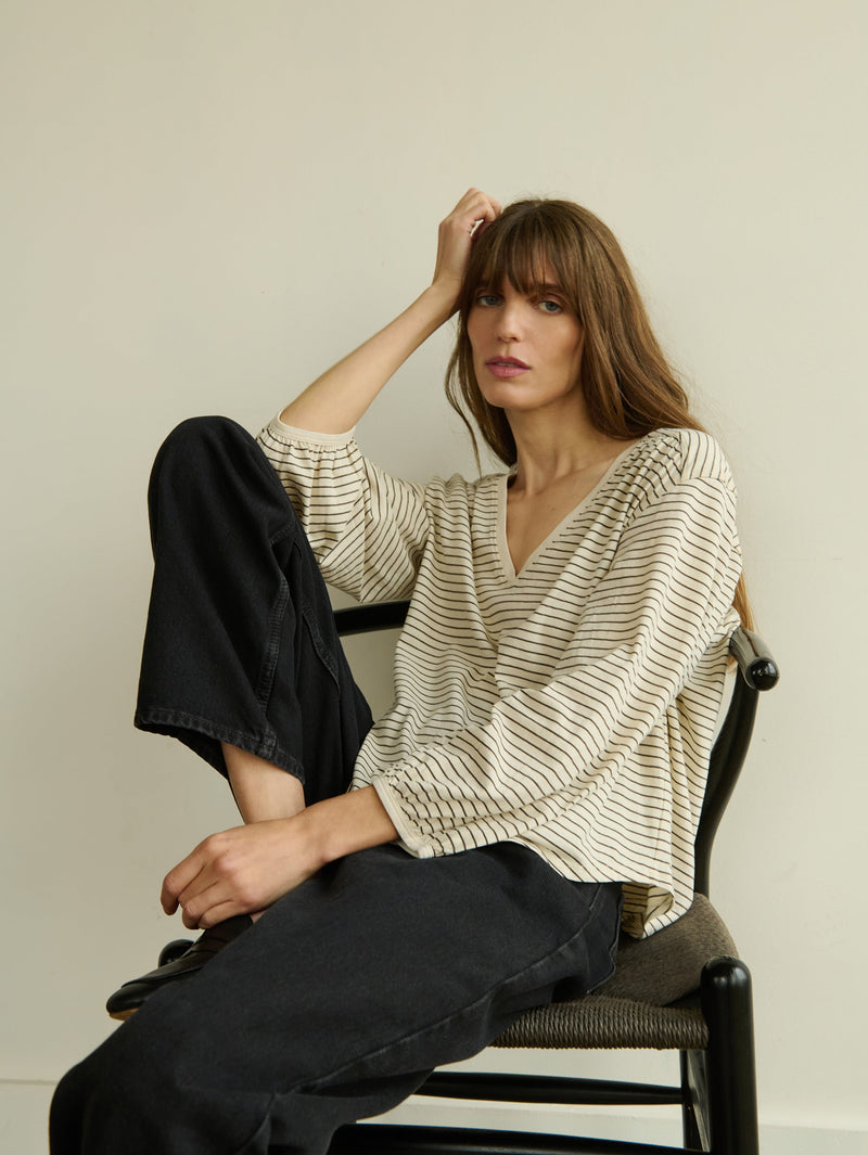 Nation Los Angeles Savanna Shirred Top