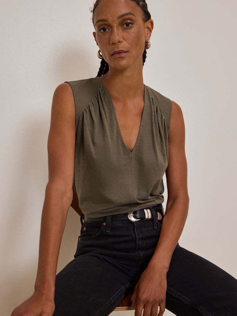 Nation Los Angeles Selma V-Neck Tank