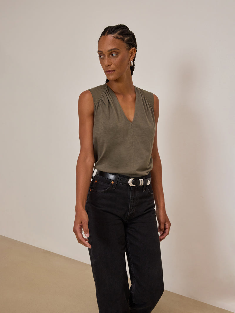 Nation Los Angeles Selma V-Neck Tank