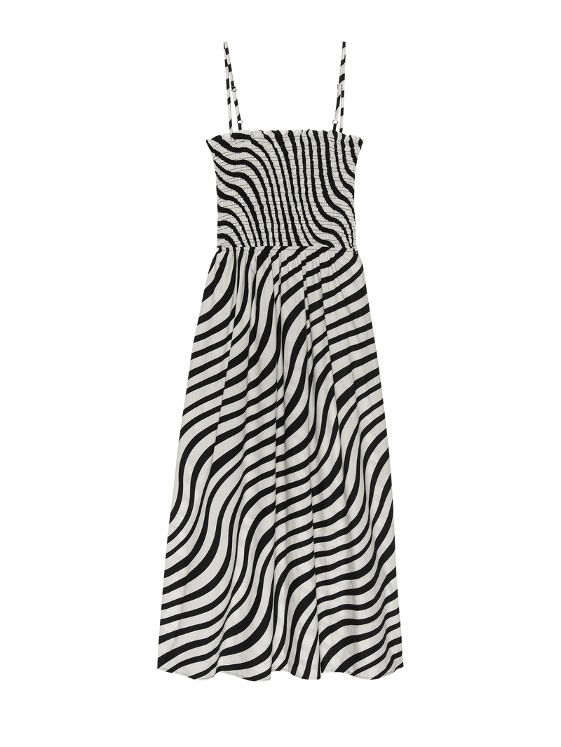 Nation Los Angeles Sibelle Smocked Midi