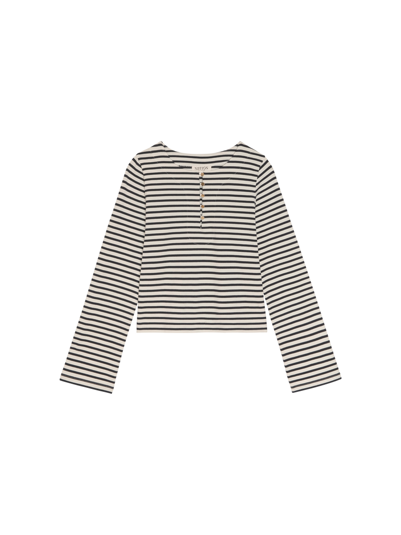 Nation Los Angeles Silvia Long Sleeve Top