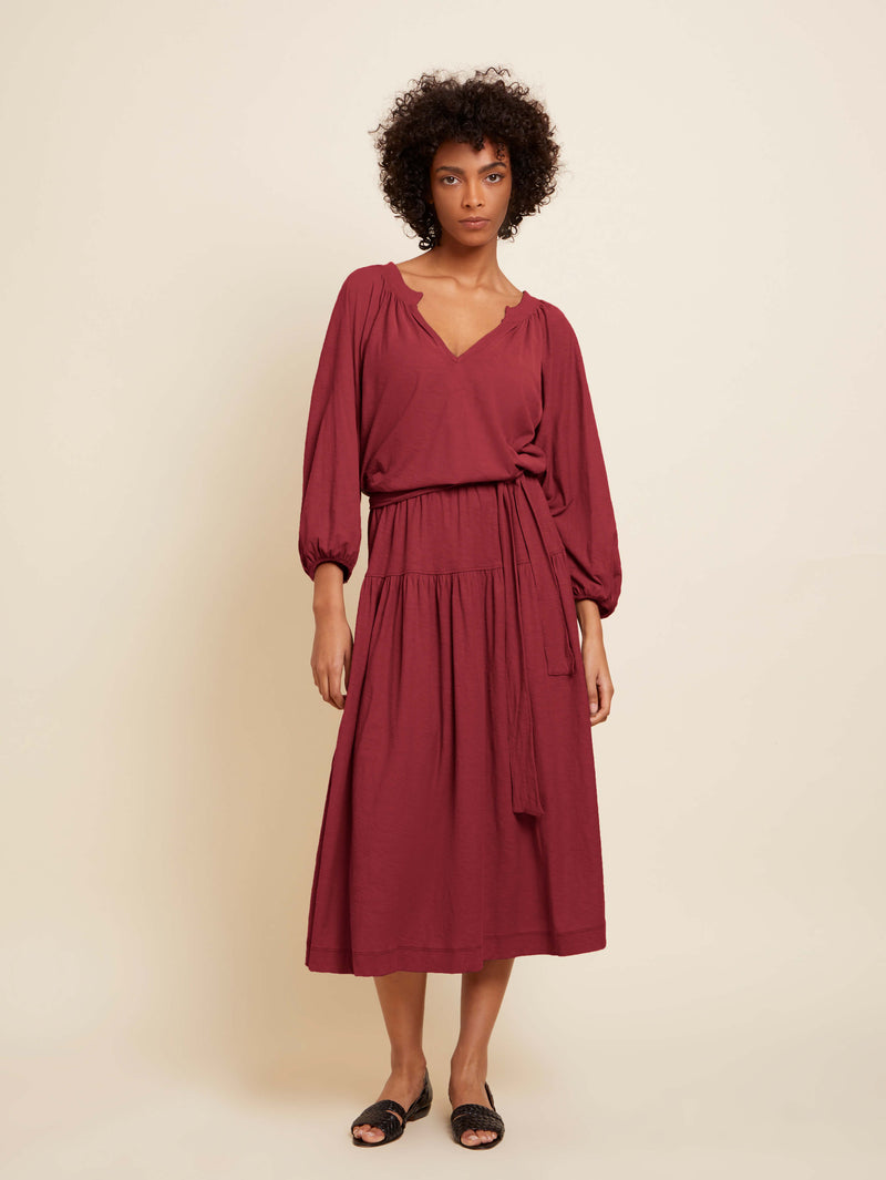 NATION LTD Simona Easy Peasant Dress