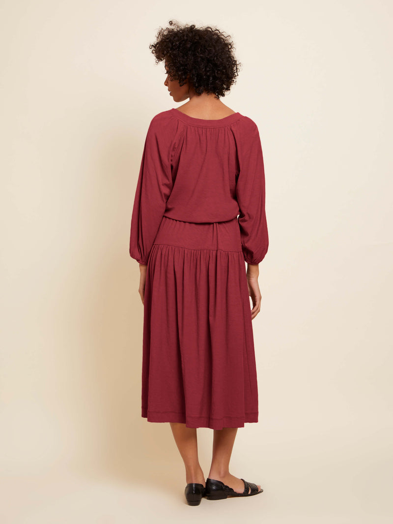 NATION LTD Simona Easy Peasant Dress