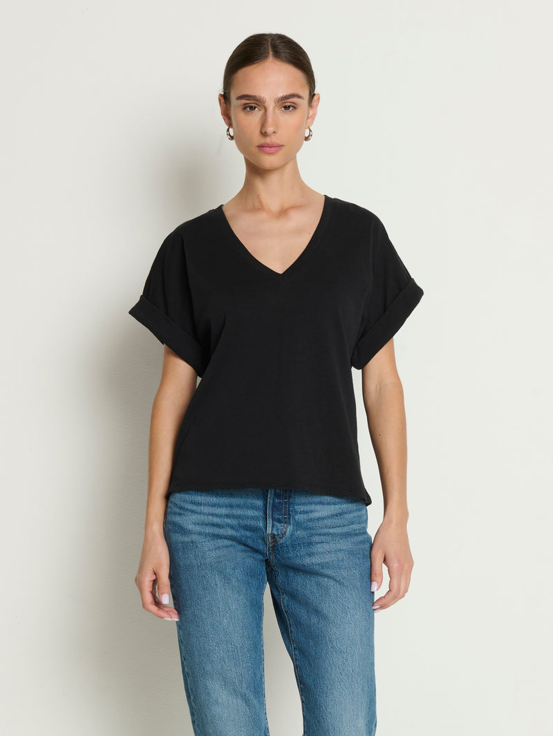 Nation Los Angeles Stevie Cuffed V Neck