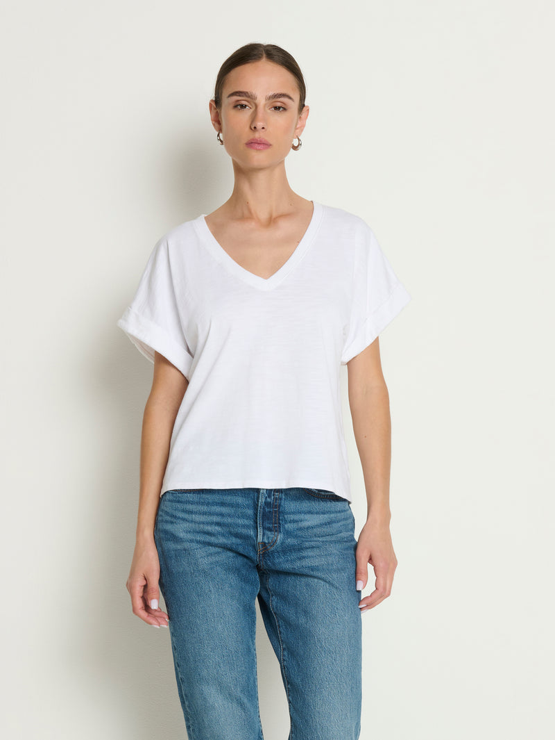 Nation Los Angeles Stevie Cuffed V Neck