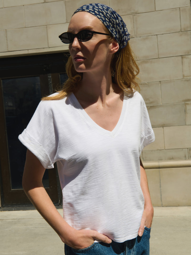 Nation Los Angeles Stevie Cuffed V Neck
