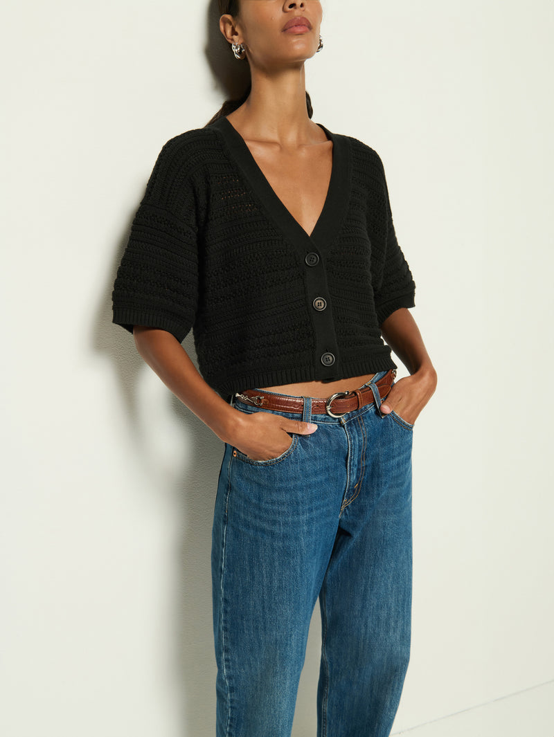 Nation Los Angeles Tabby Crochet Cardi