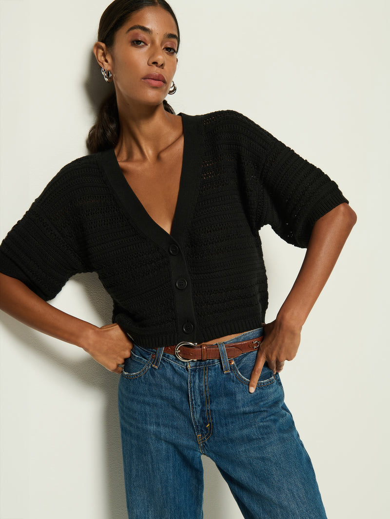 Nation Los Angeles Tabby Crochet Cardi