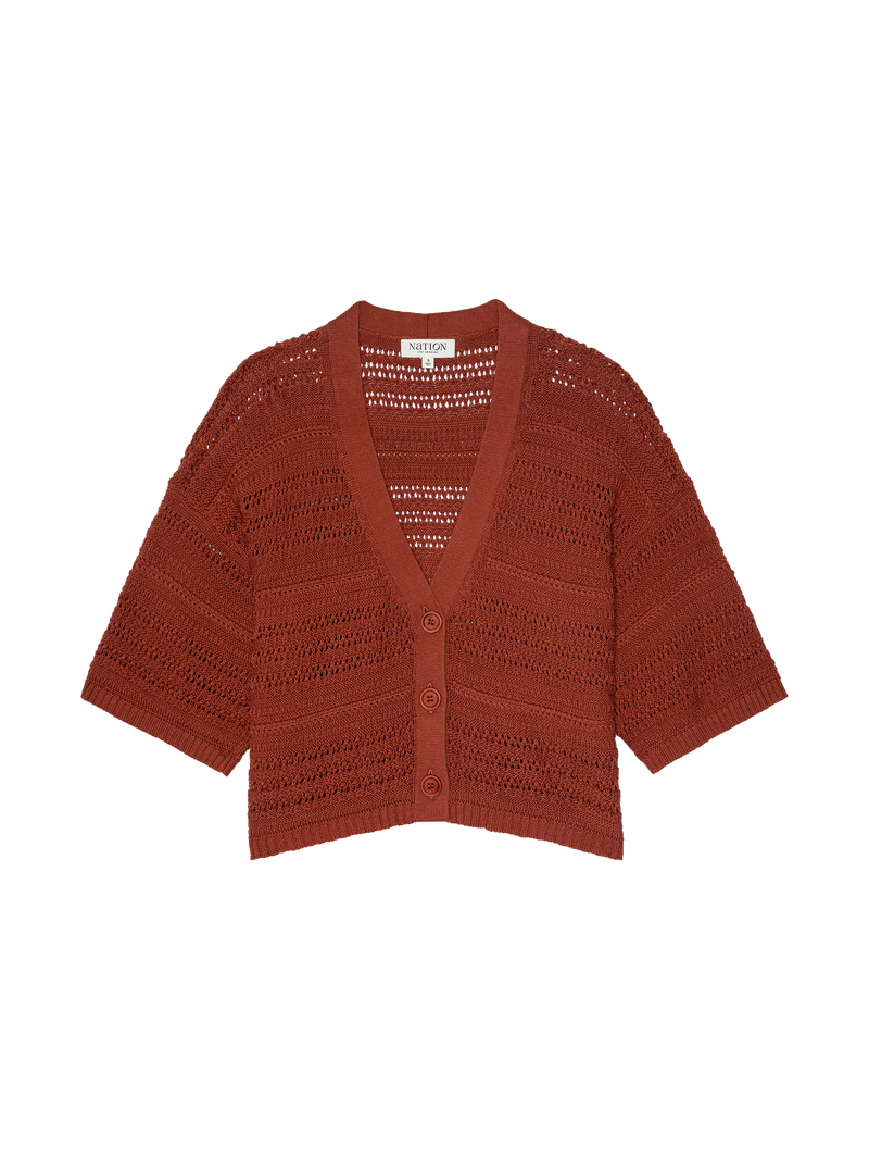 Nation Los Angeles Tabby Crochet Cardi