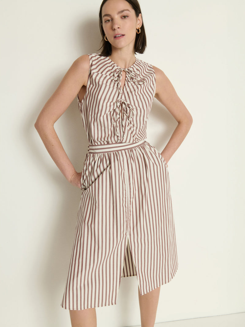 Nation Los Angeles Mimmi Keyhole Top and Tatiana Skirt