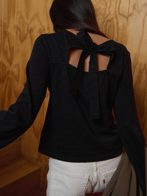 Nation Los Angeles Tavin Tie Back Top