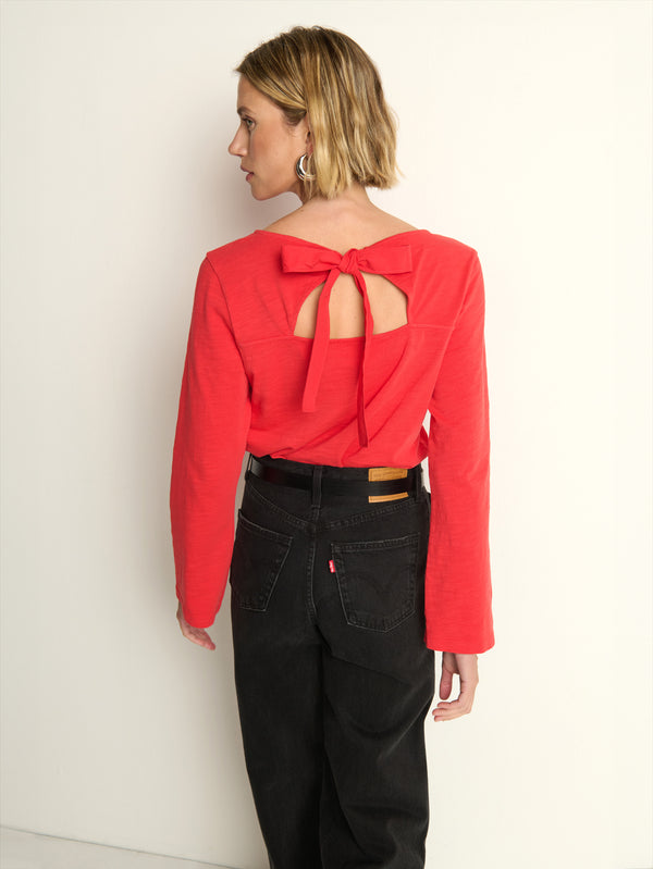 Nation Los Angeles Tavin Tie Back Top