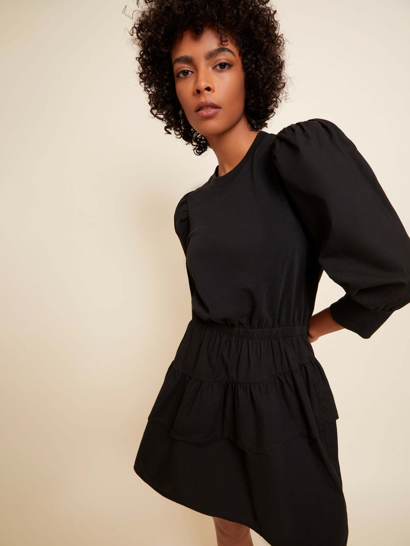 NATION LTD Tenley Ruffled Combo Mini Dress