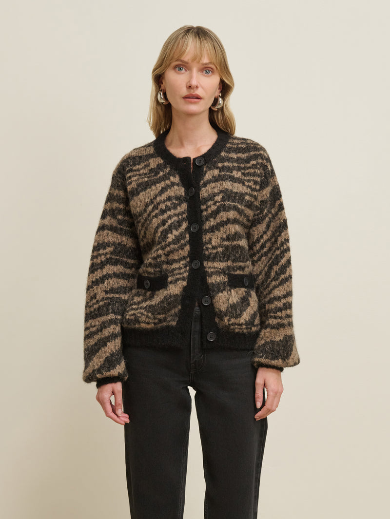 Nation Los Angeles Tessa Intarsia Cardigan