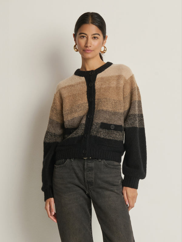 Nation Los Angeles Tessa Ombre Cardigan