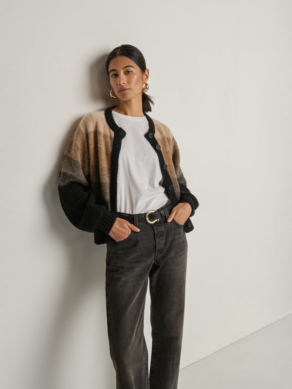 Nation Los Angeles Tessa Ombre Cardigan