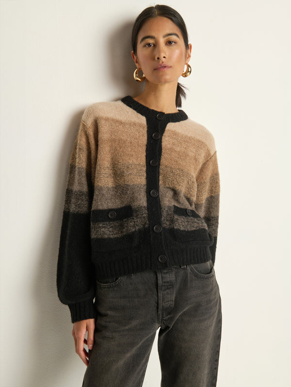 Nation Los Angeles Tessa Ombre Cardigan