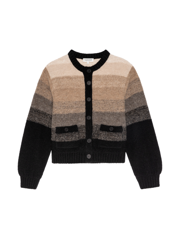 Nation Los Angeles Tessa Ombre Cardigan