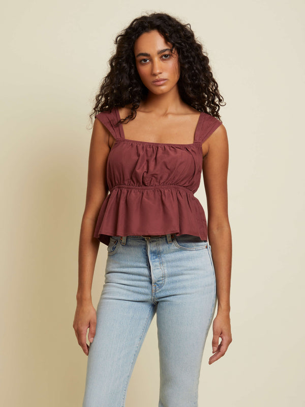 NATION LTD Thalia Elastic Crop