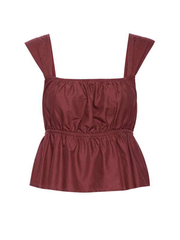 NATION LTD Thalia Elastic Crop