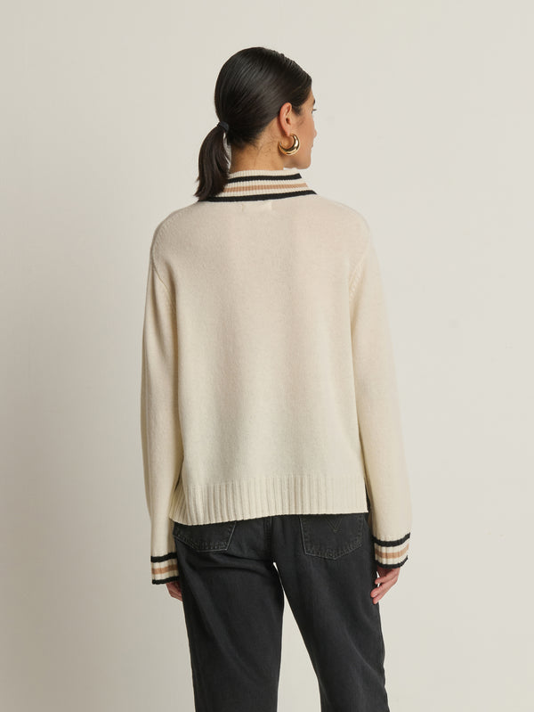 Nation Los Angeles Tommie Mock Neck Sweater