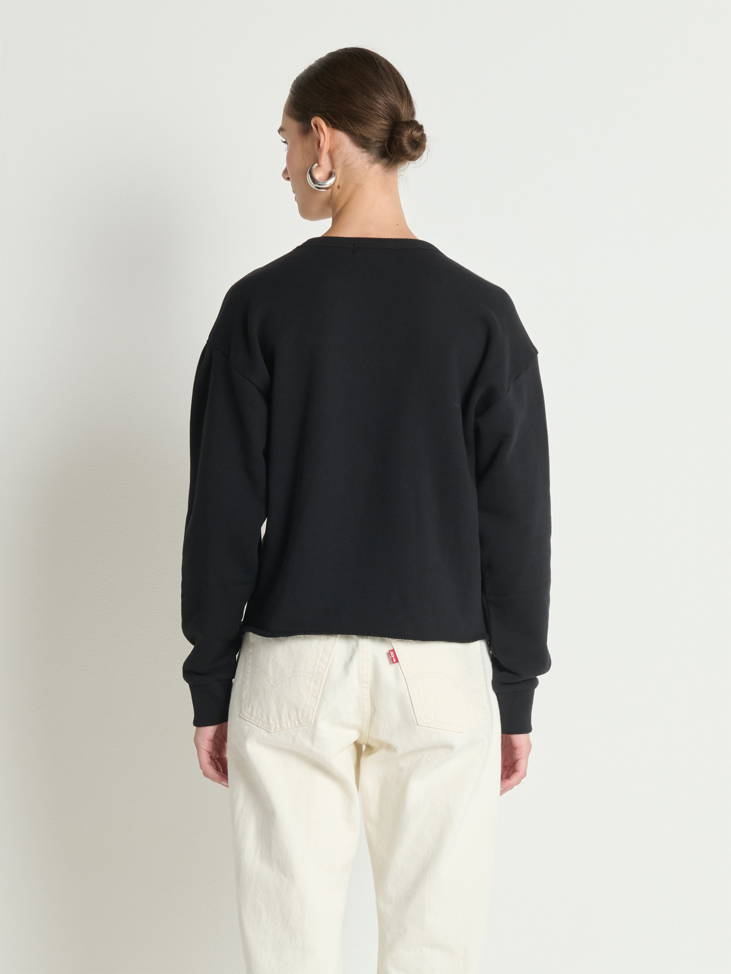 Tommie Sweatshirt—Jet Black | Nation Los Angeles