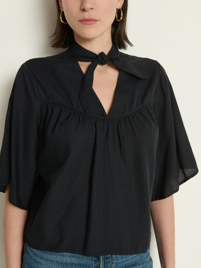 Nation Los Angeles Valerie Tie Neck Top