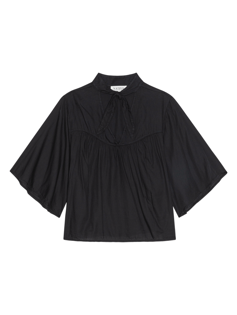 Nation Los Angeles Valerie Tie Neck Top