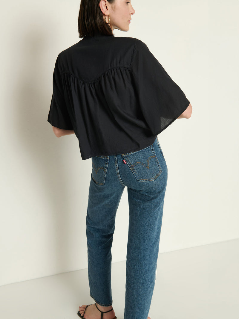 Nation Los Angeles Valerie Tie Neck Top