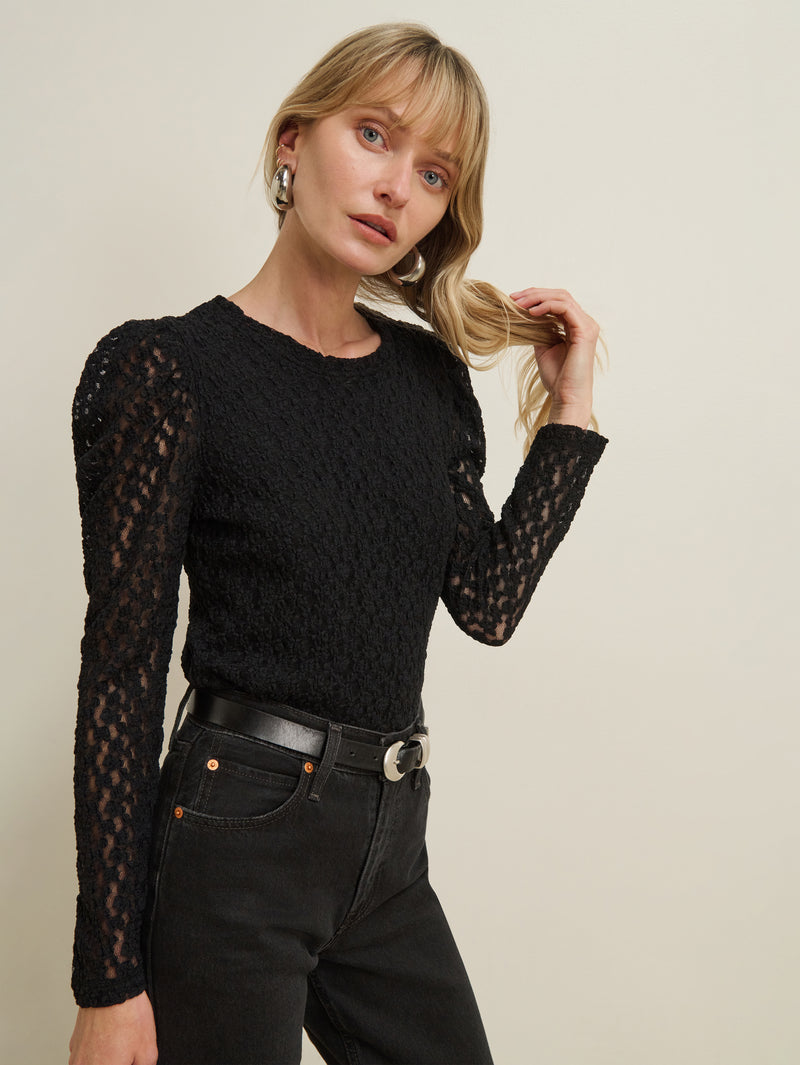 Nation Los Angeles Vickie Lace Top