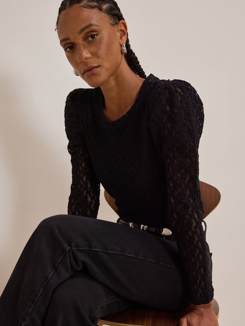 Nation Los Angeles Vickie Lace Top